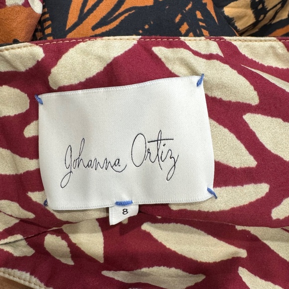 NWT Johanna Ortiz Wild Patch Midi Skirt Size 8 Matching Top Also Available - Picture 7 of 8